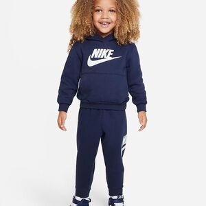 Nike Kids Navy Sweatpants & Hoodie Set Size 3T